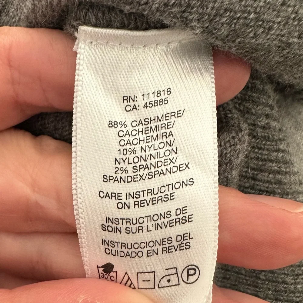 Mens Michael Kors Cashmere Zip Hooded Sweater